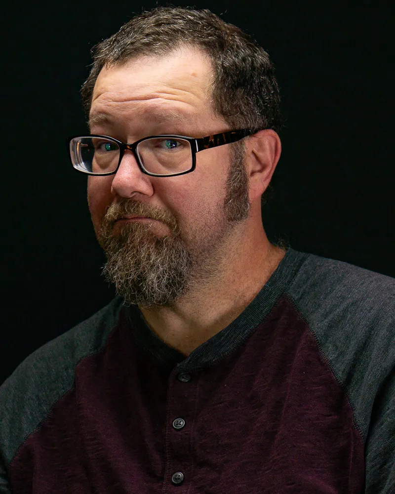 Jerm Leather Comedian Headshot