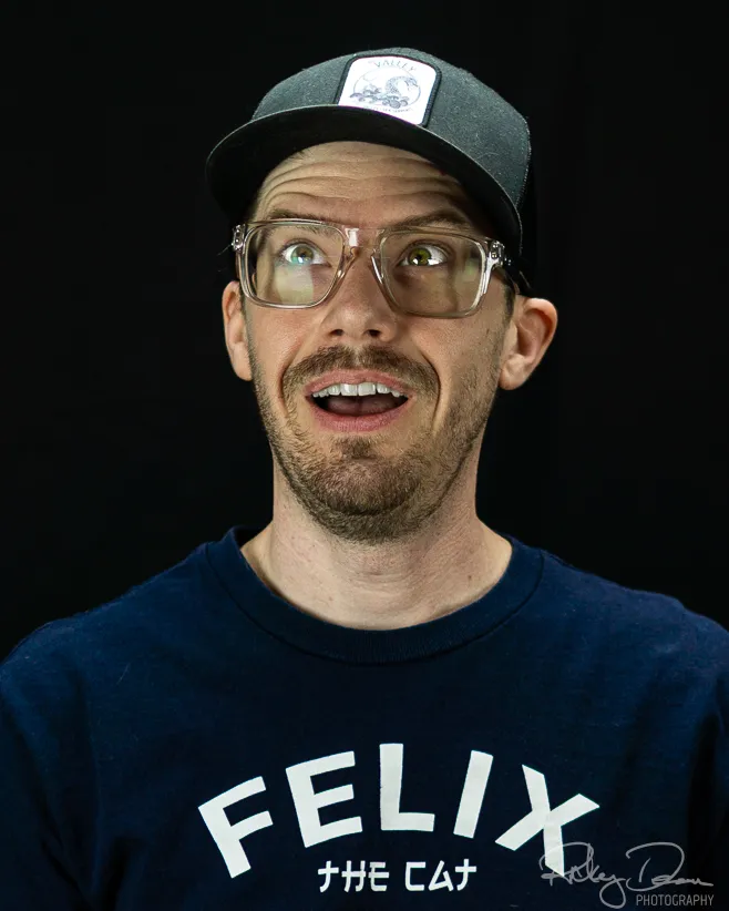Johnny-Cat Comedian Headshot